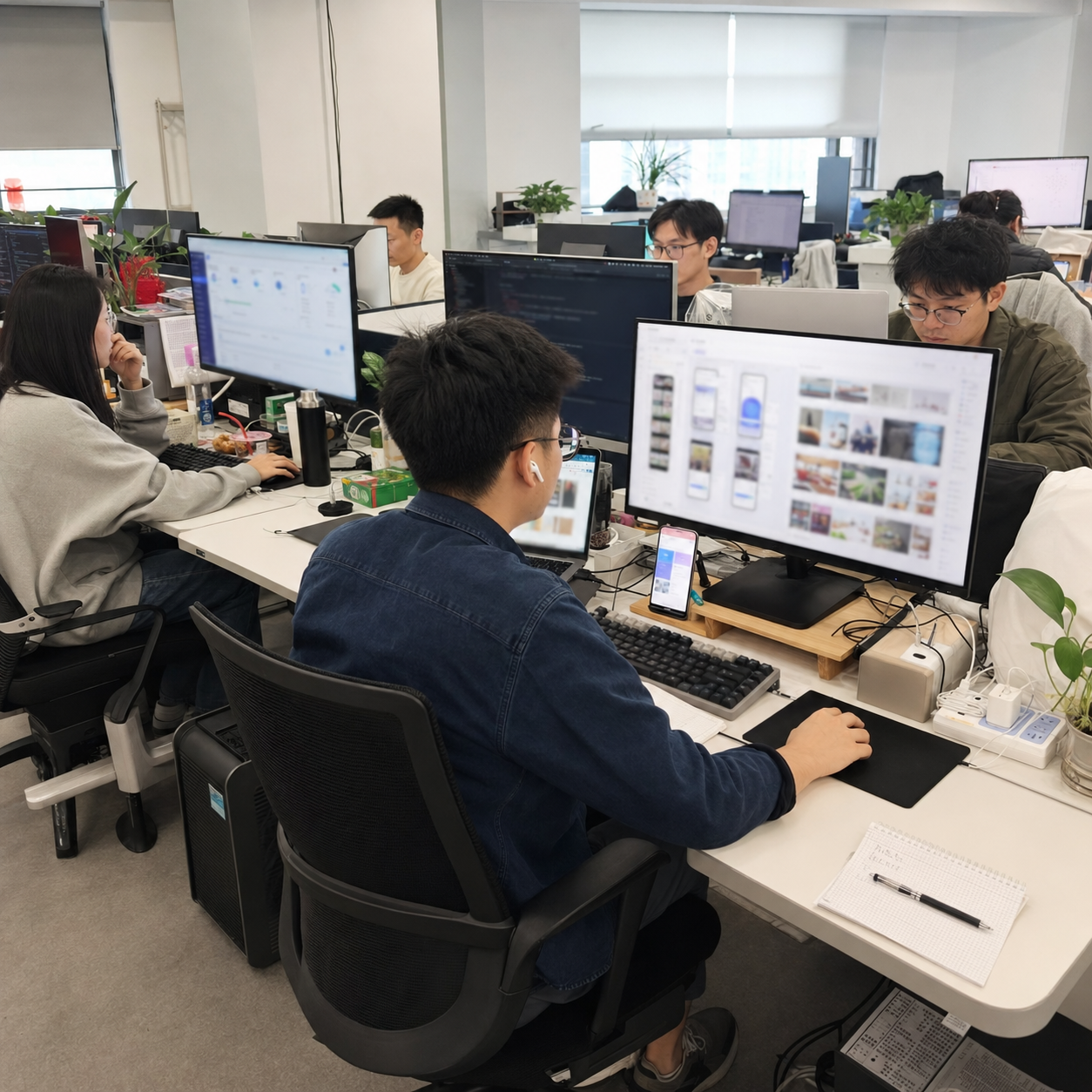 Office area in Zhongshan City